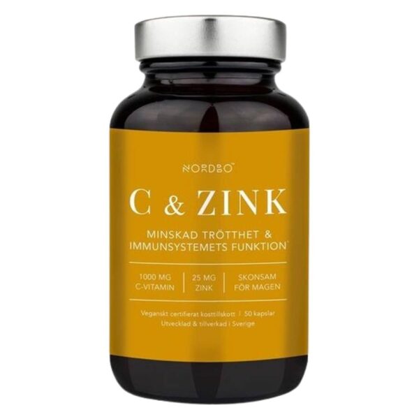 NORDBO C-vitamin & Zink 50pcs