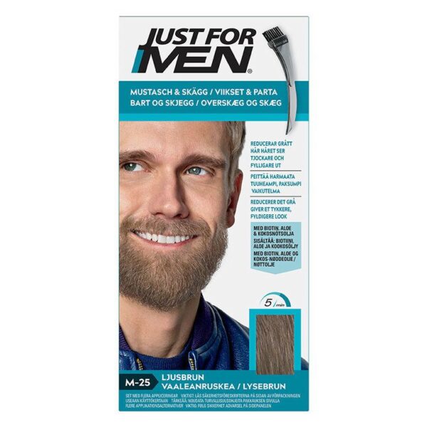 Just For Men Moustache & Beard Light Brown 28g