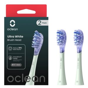 Oclean Ultra White Brush Head Green 2pcs