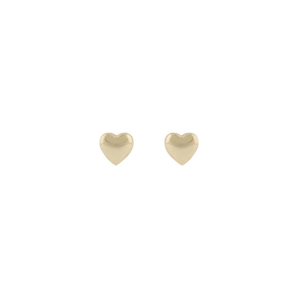 Snö Of Sweden Brooklyn Heart Earring Plain Gold Onesize