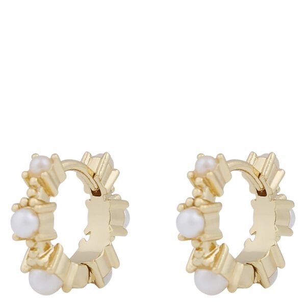 SNÖ Of Sweden Lucy Small Ring Earrings Gold White Onesize