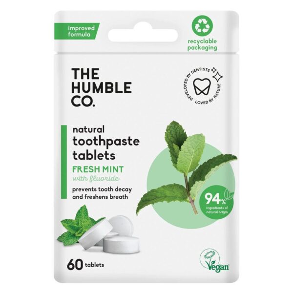 The Humble Co Dental Tablets With Fluoride 60pcs