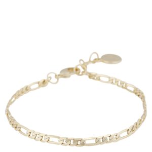 SNÖ Of Sweden Row Small Chain Bracelet Plain Gold Onesize