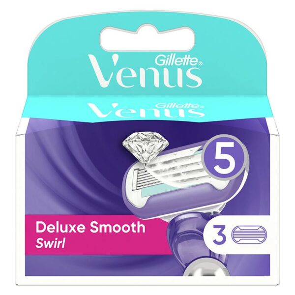 Venus Deluxe Smooth Swirl Razor Blades 3pcs