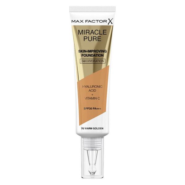 Max Factor Miracle Pure Skin-Improving Foundation 76 Warm Golden