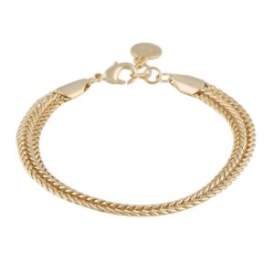 Snö Of Sweden Meya Small Bracelet Plain Gold Onesize