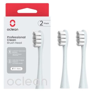 Oclean Professional Clean Brush Head Silver 2pcs