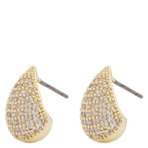 Snö Of Sweden Naomi Drop Earring Gold/Clear