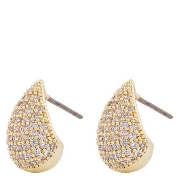 Snö Of Sweden Naomi Drop Earring Gold/Clear