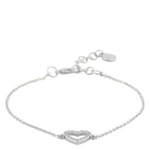 SNÖ Of Sweden Valentina Chain Bracelet Silver Clear Onesize