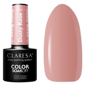 Claresa Nail Polish Hybrid Soak Off Dusty Rose 02 5ml