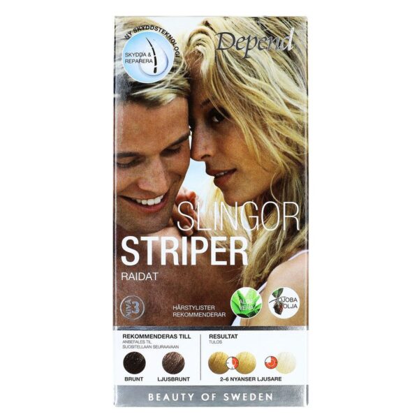 Depend Striping Kit Dark Brown to Light Brown