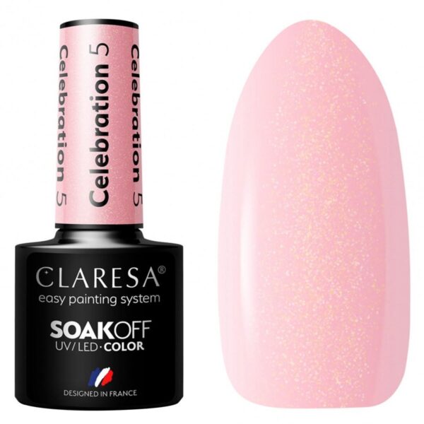 Claresa Nail Polish Hybrid Soak Off Celebration 05 5ml