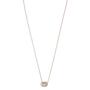 Snö Of Sweden Connected Pendant Necklace Gold/Clear 42cm