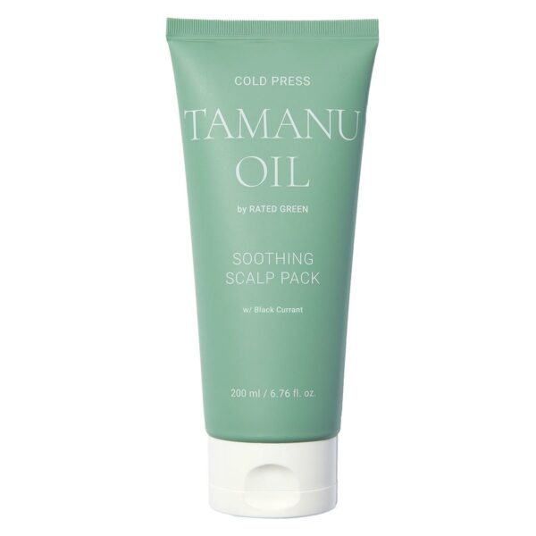 Rated Green Cold Press Tamanu Oil Soothing Scalp Pack With Black