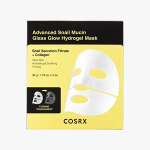 Advanced Snail Mucin Glass Glow Hydrogel Mask 3 x 34 g