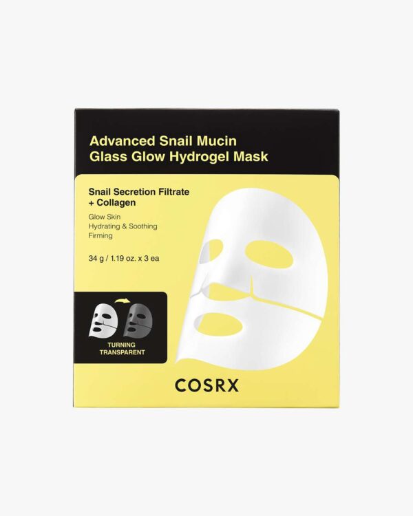 Advanced Snail Mucin Glass Glow Hydrogel Mask 3 x 34 g