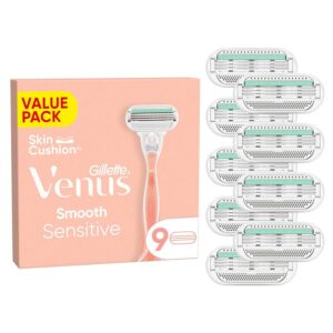 Gillette Venus Smooth Sensitive Razor Blades 9pcs