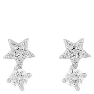 Snö Of Sweden Stina Earring Silver/Clear