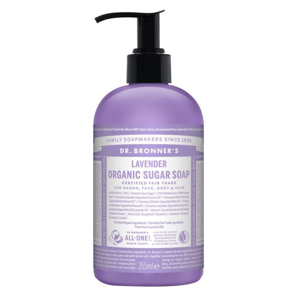 Dr. Bronner Lavender Organic Sugar Soap 355ml