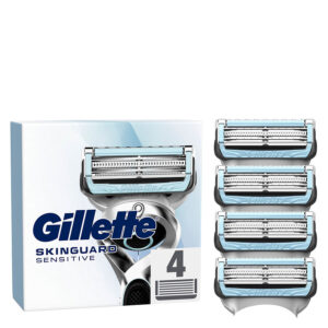 Gillette SkinGuard Sensitive Blade Refills for Men 4 Blades