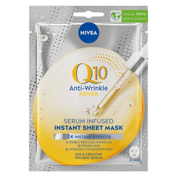 NIVEA Q10 Anti-Wrinkle Power Sheet Mask 1pcs