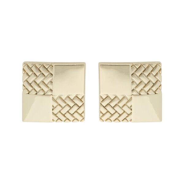 Snö Of Sweden Addison Big Earring Plain Gold