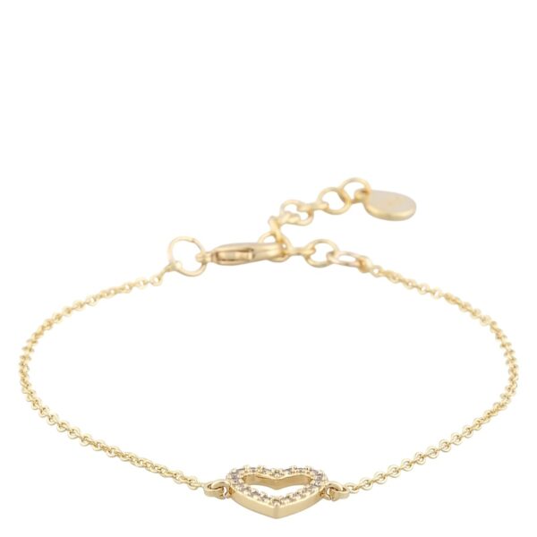 SNÖ Of Sweden Valentina Chain Bracelet Gold Clear Onesize