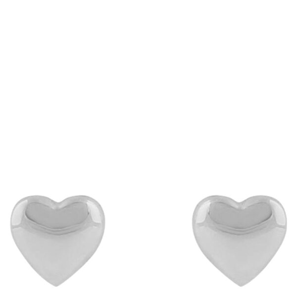 SNÖ Of Sweden Brooklyn Heart Earrings Plain Silver Onesize