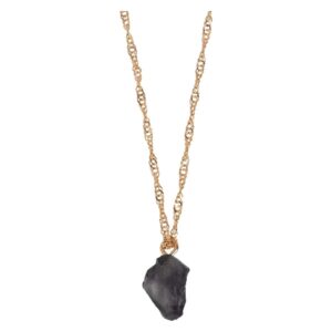 Timi Of Sweden Isolde Black Agate Necklace