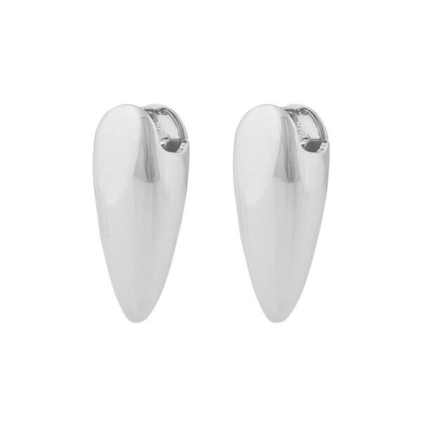 Snö Of Sweden Aero Mid Earring Plain Silver