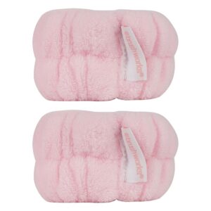 Brushworks Microfibre Wrist Wash Bands 2pcs