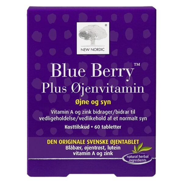 New Nordic Blue Berry Plus 60 pcs