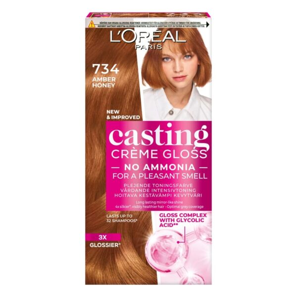 L&apos;Oréal Paris Casting Crème Gloss 734 Amber Honey