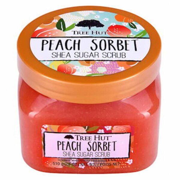 Tree Hut Shea Sugar Scrub Peach Sorbet 510g