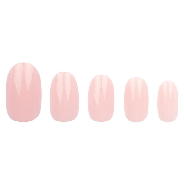 Invogue Baby Pink Oval Nails 24pcs