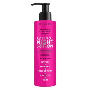 Biovène Retinol Night Lotion Extra-Firming Organic Raspberry Body