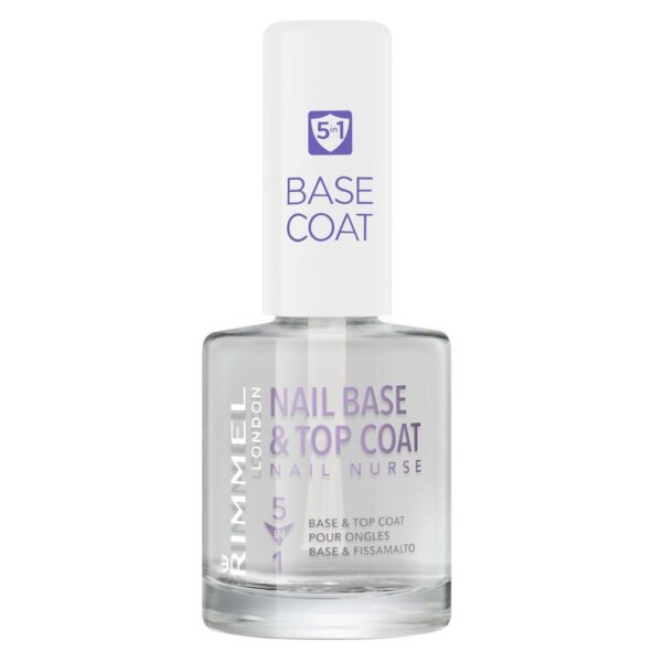 Rimmel London 5In1 Nail Nurse Base And Top Coat 12ml