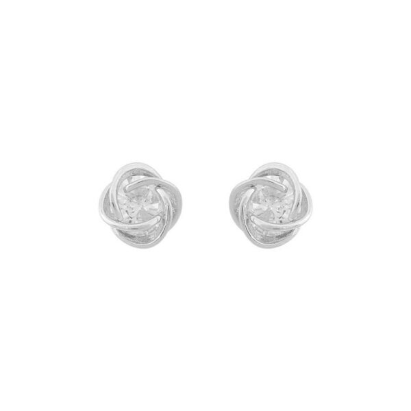 Snö Of Sweden Sevilla Earring Silver/Clear 8mm