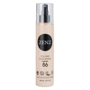 Zenz Organic No. 86 Volume Hair Spray Medium Hold Pure 200ml