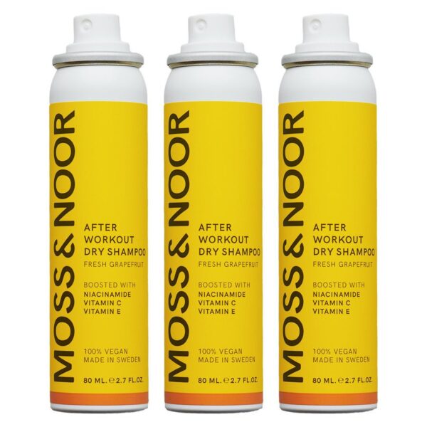 Moss & Noor After Workout Dry Shampoo Pocket Size 3x80ml