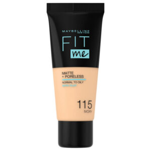 Maybelline Fit Me Matte & Poreless Foundation Ivory 115