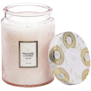 Voluspa Large Glass Jar Candle Panjore Lychee 100h