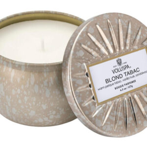 Voluspa Mini Tin Candle Blond Tabac 25h