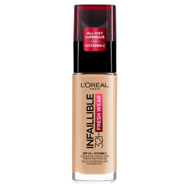 L&apos;Oréal Paris Infaillible 32H Fresh Wear Foundation 120 Warm Undertone (30 ml)