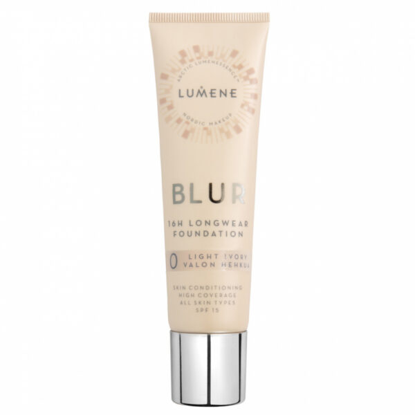 Lumene Blur 16H Longwear Foundation SPF 15 0 Light Ivory