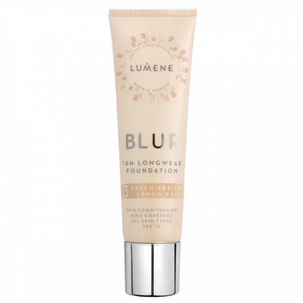 Lumene Blur 16H Longwear Foundation SPF 15 3 Fresh Apricot