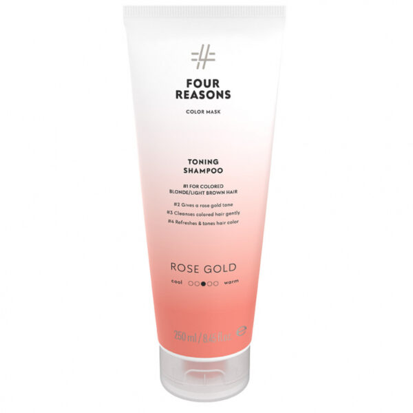 Four Reasons Color Mask Toning Shampoo Rose Gold (250ml)