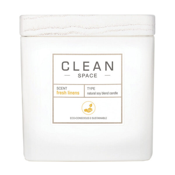 Clean Space Fresh Linens Candle (227ml)