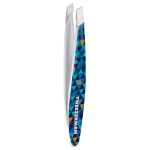 Tweezerman Mini Slant Tweezer Blue Mosaic